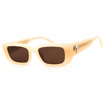 Palm Angels Unisex Sunglasses - Sand Acetate Rectangular Full Rim | YOSEMITE 1764 ,