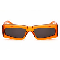 Palm Angels Unisex Sunglasses - Orange Acetate Rectangular Full Rim Frame | YREKA 2007 ,