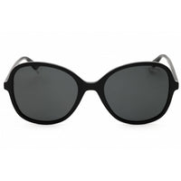 Polaroid Core Women's Sunglasses - Black Acetate Oval Full Rim | PLD 4136/S 0807 M9 ,