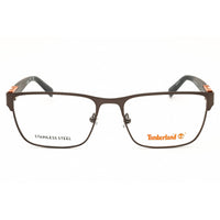 Timberland Men's Eyeglasses - Matte Gunmetal Metal Rectangular Full Rim | TB50002 009 ,
