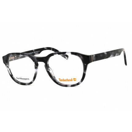 Timberland Men's Eyeglasses - Dark Havana Acetate Round Full Rim Frame | TB50052 052 ,
