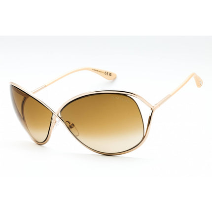 Tom Ford Women's Sunglasses - Shiny Rose Gold Metal Oversized Full Rim | FT0130 28F ,