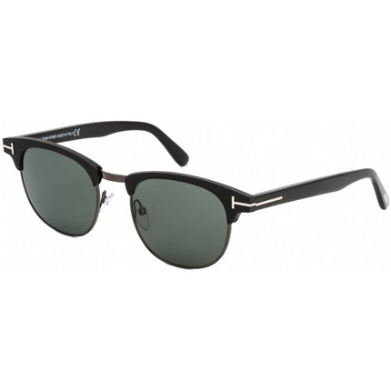 Tom Ford Men's Sunglasses - Matte Black Metal Rectangular Full Rim Frame | FT0623 02D ,