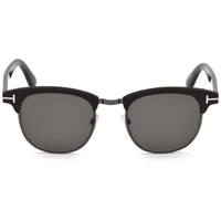 Tom Ford Men's Sunglasses - Matte Black Metal Rectangular Full Rim Frame | FT0623 02D ,