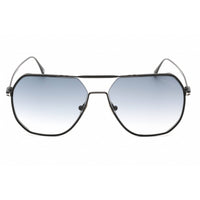 Tom Ford Men's Sunglasses - Shiny Black Metal Aviator Full Rim Frame | FT0852 01B ,