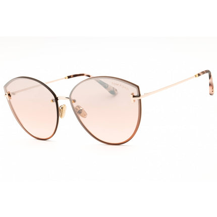 Tom Ford Women's Sunglasses - Shiny Rose Gold Metal Cat Eye Full Rim | FT1106 28U ,