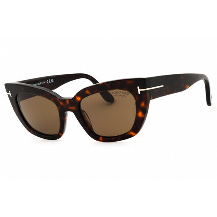 Tom Ford Women's Sunglasses - Dark Havana Acetate Cat Eye Full Rim Frame | FT1190 52H ,