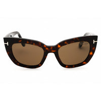 Tom Ford Women's Sunglasses - Dark Havana Acetate Cat Eye Full Rim Frame | FT1190 52H ,
