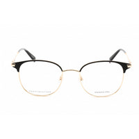 Tommy Hilfiger Women's Eyeglasses - Black/Gold Metal Round Full Rim | TH 2003 02M2 00 ,