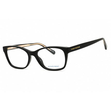 Tommy Hilfiger Women's Eyeglasses - Black Acetate Rectangular Frame | TH 2008 0807 00 ,