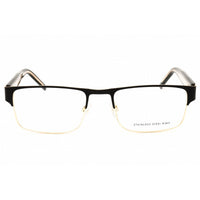 Tommy Hilfiger Men's Eyeglasses - Matte Black/Gold Metal Full Rim | TH 2074 0I46 00 ,