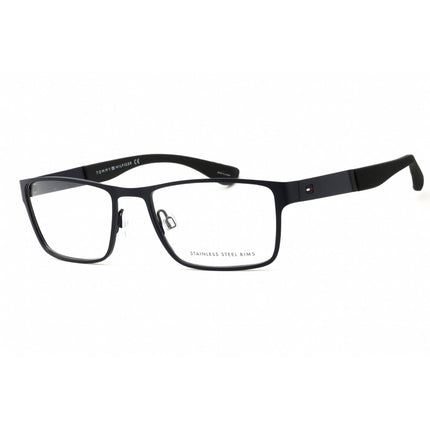 Tommy Hilfiger Men's Eyeglasses - Blue Metal Rectangular Full Rim | Th 1543 0PJP 00 ,