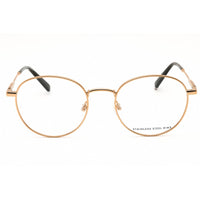 Tommy Hilfiger Women's Eyeglasses - Copper Gold/Black Metal Round | TH 2004 0DDB 00 ,