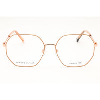 Tommy Hilfiger Women's Eyeglasses - Gold Metal Round Full Rim Frame | TH 2097 084E 00 ,