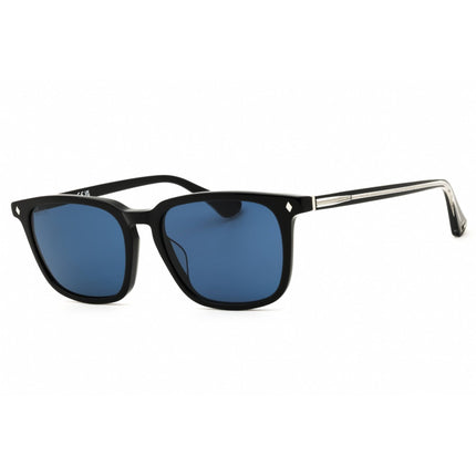 Web Men's Sunglasses - Shiny Black Acetate Rectangular Full Rim Frame | WE0369 01V ,