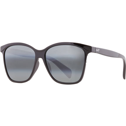Maui Jim Women's Sunglasses - Liquid Sunshine Gloss Black Full Rim | MJ0601S-001 58 ,
