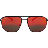 Maui Jim Unisex Sunglasses - Sharks Cove Matte Black Metal Frame | MJ0605S-004 55 ,