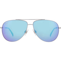 Maui Jim Men's Sunglasses - Hau'oli Silver Metal Pilot Full Rim Frame | MJ0665S-003 59 ,