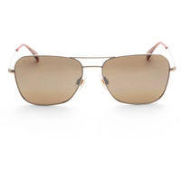 Maui Jim Men's Sunglasses - Gold Metal Aviator Shape Full Rim Frame | MJ0675S-004 58 ,