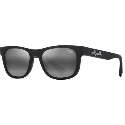 Maui Jim Unisex Sunglasses - Kaulike Matte Black Square Shape Frame | MJ0687S-001 53 ,