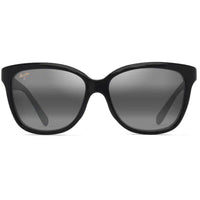 Maui Jim Women's Sunglasses - Shiny Black Plastic Full Rim Frame | MJ0744S-016 56 ,