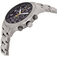 Timex Men's Watch - Allied Chronograph Black Dial Gunmetal Bracelet | TW2R47700VQ ,
