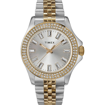Timex Women's Watch - Kaia Quartz Silver Dial Two Tone Steel Bracelet | TW2V80100VQ ,