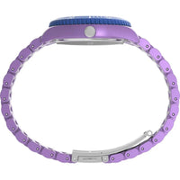 Timex Women's Analog Watch - Legacy Quartz Purple Dial Plastic Bracelet | TW2Y04800VQ ,