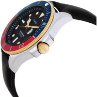 Timex Men's Watch - Harborside Coast Automatic Blue Dial Leather Strap | TWH6Z43109J ,