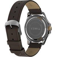 Timex Women's Watch - Kaia Quartz Silver Tone Dial Brown Leather Strap | TWH6Z6110VQ ,