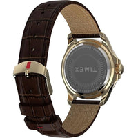 Timex Women's Watch - Kaia Quartz Yellow Gold Case Brown Leather Strap | TWH6Z6410VQ ,