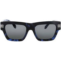 Versace Men's Sunglasses - Havana Blue Acetate Square Shape Frame | 0VE4464-54588755 ,