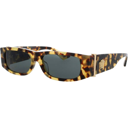 Versace Women's Sunglasses - Havana Rectangular Full Rim Frame | 0VE4476U-777/8755 ,