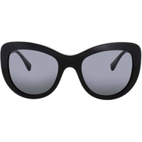 Versace Women's Sunglasses - Black Acetate/Metal Full Rim Frame | 0VE4325A-GB1/8754 ,