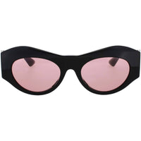 Versace Women's Sunglasses - Black/Silver Acetate Full Rim Frame | 0VE4477U-53208452 ,