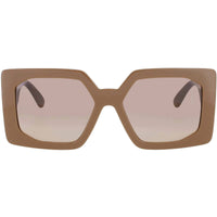 Versace Women's Sunglasses - Beige Acetate Square Full Rim Frame | 0VE4478U-54996155 ,