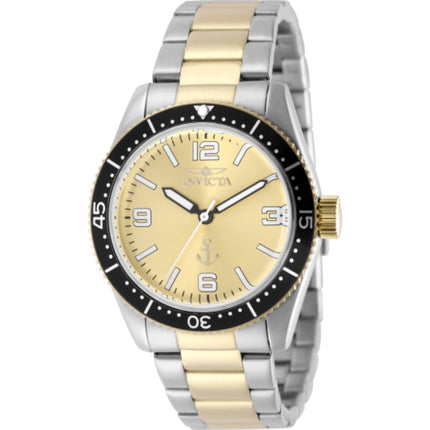 Invicta Men's Watch - Ocean Voyage Quartz Gold Dial Stainless Steel Bracelet | 50022 ,