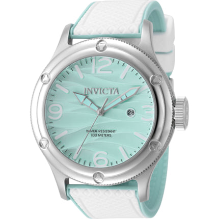 Invicta Men's Watch - Pro Diver Quartz Tiffany Blue Dial Silicone Strap Date | 50307 ,