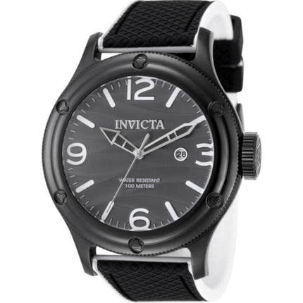 Invicta Men's Analog Watch - Pro Diver Quartz Black Dial Silicone Strap Date | 50309 ,