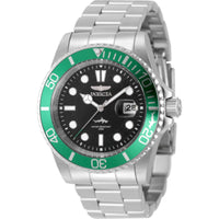 Invicta Men's Watch - Pro Diver Quartz Black Dial Stainless Steel Bracelet | 50825 ,