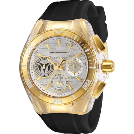 Technomarine Women's Watch - Cruise California Chronograph Black Strap | TM-118136 ,