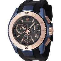 Technomarine Men's Watch - UF6 Chronograph Black Dial Silicone Strap | TM-621037 ,