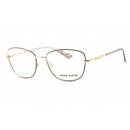 Anne Klein Women's Eyeglasses - Gold Metal Cat Eye Shape Full Rim Frame | AK5088 710 ,