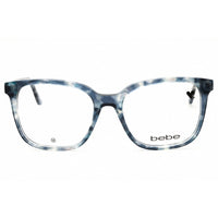 Bebe Women's Eyeglasses - Teal Shimmer Acetate Rectangular Full Rim Frame | BB5217 400 ,