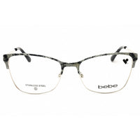 Bebe Women's Eyeglasses - Navy Lace Metal Cat Eye Shape Full Rim Frame | BB5221 410 ,
