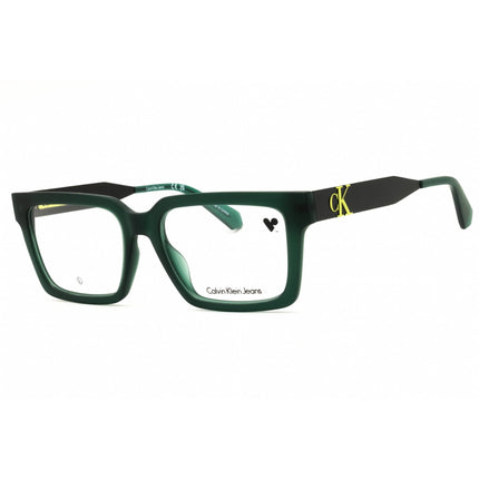 Calvin Klein Jeans Unisex Eyeglasses - Green Rectangular Full Rim Frame | CKJ23619 300 ,