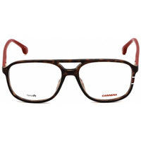 Carrera Men's Eyeglasses - Havana/Red Plastic Rectangular Full Rim Frame | 176 0O63 00 ,