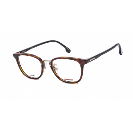 Carrera Men's Eyeglasses - Dark Havana Plastic Round Full Rim Frame | 178/F 0086 00 ,