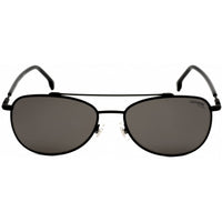 Carrera Men's Sunglasses - Matte Black Metal Oval Shape Full Rim Frame | 224/S 0003 M9 ,