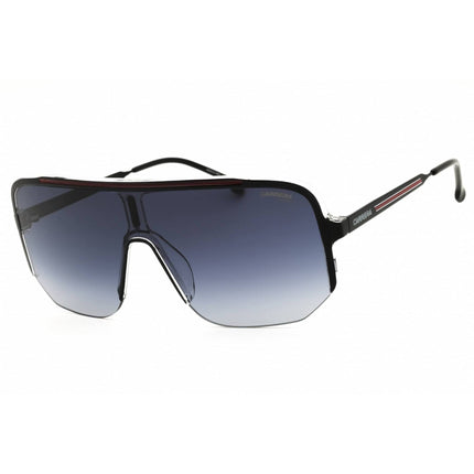 Carrera Men's Sunglasses - Black/Red Plastic Shield Half Rim Frame | 1060/S 0OIT 9O ,